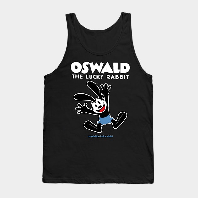 Oswald The Lucky Rabbit Keep Walking 1927 Tank Top by Lani A Art